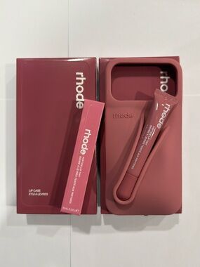 RHODE Salty Tan iPhone 17 Pro Max Lip Case W/Lip Gloss